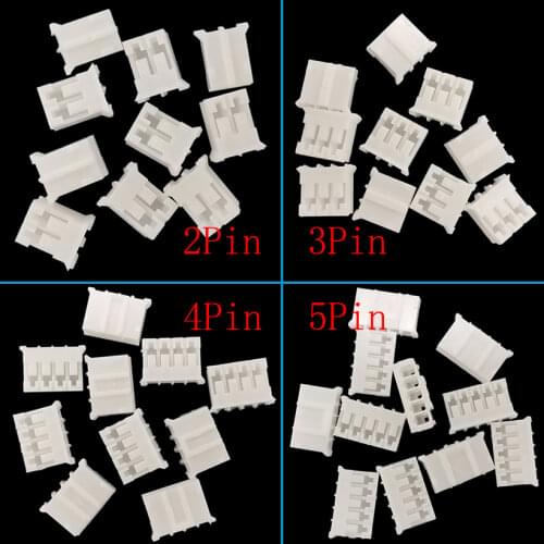 50/100PCS JST Terminal Jack Wire Connector PH2.0 2P 3P 4 P 5 Pin Pitch 2.0mm Plastic Shell Housing Female Socket Terminal Blocks