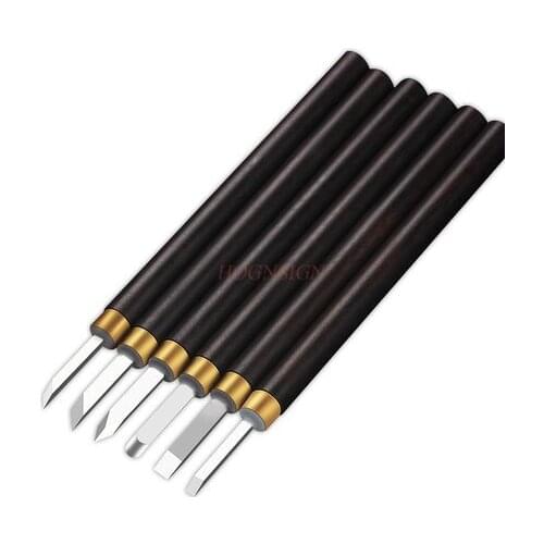 6pcs Carving knife woodworking knives manual wood carving knife wood carving nuclear carving knife carving tool