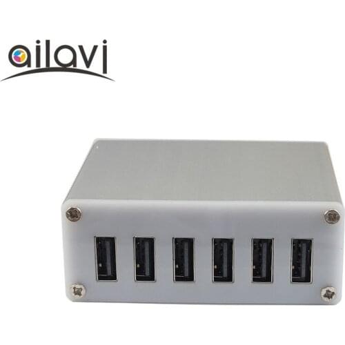 6USB Buck Fast Charging Module 12V24V to 5V9V12V Smart Phone Charger QC Samsung Huawei FCP