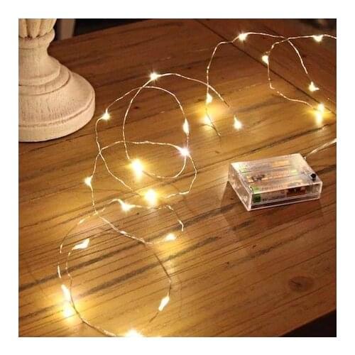 Alayımbari 10 m Fairy Led Day Light Battery Operated christmas decorations рождественские украшения