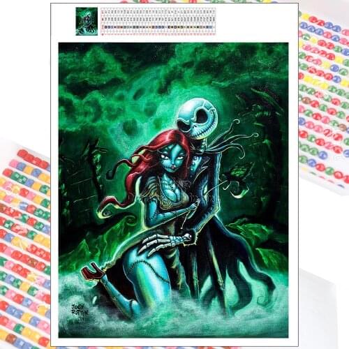 Disney 5D Diamond Painting Nightmare Before Christmas Sally Singing New Arrival Full Drill Art DIY Mosaic Kit Wall Sticker Decor