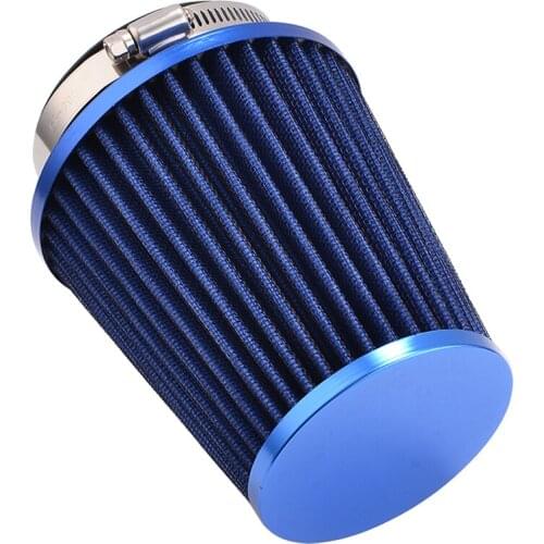 Car Air Intake Filter 76mm Cold Air Intakes Automobile Intake Air Head Accessories