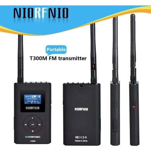 Free Shipping NIO-T300M 0-0.3W FM Wireless Audio Radio Broadcast Transmitter Equipment 76MHz to 108MHz Adjustable