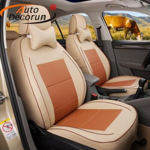 AutoDecorun tailored car cushion for ford edge seat covers 2011-2012 Leatherette seat cushion covers full front &rear protectors