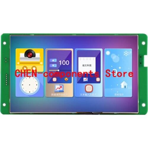 DMT10600C070_07W 7 inch DWIN serial port HD IPS screen RTC touch screen music player