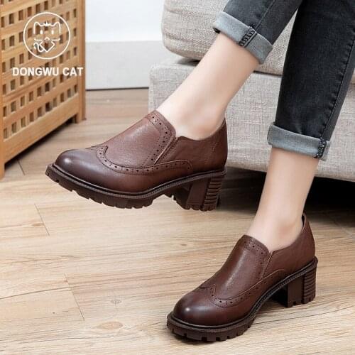 DONGWU CAT Women's Oxfords