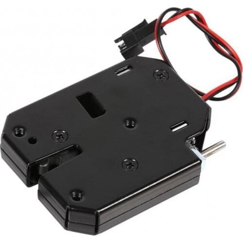 Hot DC 12V 2A Electromagnetic Electric Control Cabinet Drawer Lockers Lock Latch Carbon Steel Black