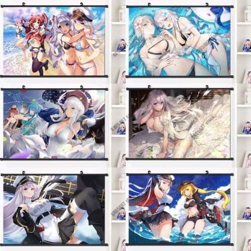 Canvas Painting Wall Art Anime Azur Lane Prinz Enterprise Prints Posters Home Decor Pictures for Bedroom Kids Room Decoration