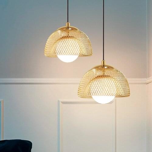 Creative Metal Ins Restaurant Light Pendant Lamp Nordic Kitchen Dinning Living Room Decor Hanglamp Bedroom LED Lighting Fixtures