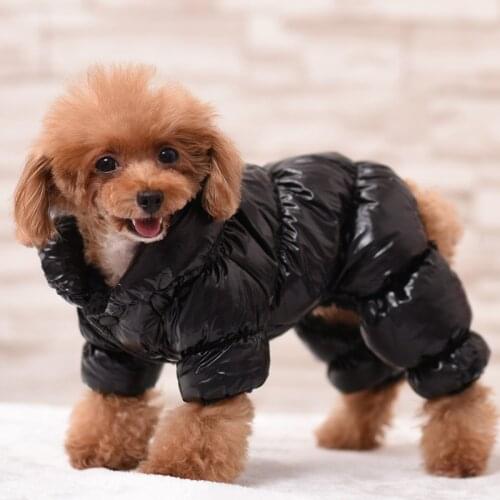 Pet Jacket Snowsuit Warm Dog Coat Winter French Bulldog Clothes Puppy Chihuahua Clothing Waterproof Dogs Jumpsuit Dog Costume