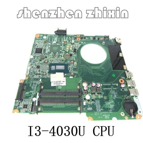 For HP Pavilion 15-F018DX 15-F019DX 15-F Laptop motherboard I3-4030U CPU 790202-501 790202-001 Mainboard test good