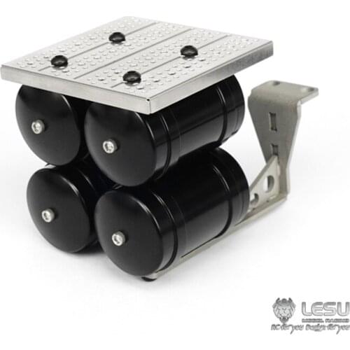 LESU Metal Air Tank for 1/14 RC Tractor Truck TAMIYA Model Scania Benz MAN Dumper Car Hobby