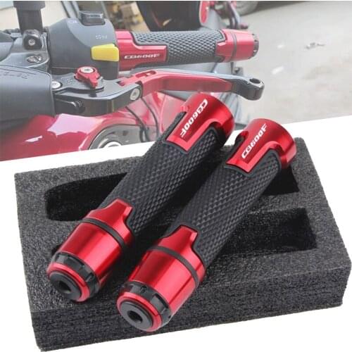 For HONDA CB600F CB 600 F HORNET 1998-2015 2007-2013 Motorcycle Handlebar Grip Ends Handles Motorbike Handlebar Grips CB600F