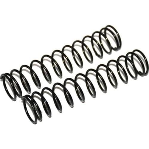 Manganese Steel Pressure Spring, 10PCS, High Elastic Blackening Spring, Wire Dia 1.2mm Outer Dia 16mm Length 10-50mm