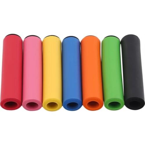 Bicycle Soft Foam Sponge Handle Mountain Bike Anti-slip Handlebar Grips Cover Outdoor Solid Color Bike Parts Handlebar Covers
