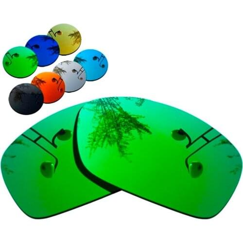 100% Precisely Cut Polarized Replacement Lenses for Hijinx Sunglasses Green Mirrored Coating Color- Choices