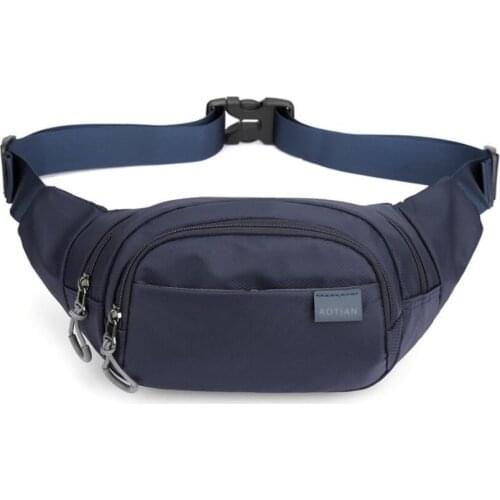 2021 Men Waist Packs New Fashion Waterproof Fashion Travel Crossbody Zipper Bags