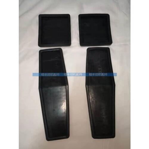 Free shipping for excavator accessories Cart 70B 120B 200B E307 pedal rubber walking pedal rest pad