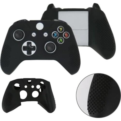Silicone Rubber Skin Game Console Protective Case Light weight Gamepad Protecting Cover for Microsoft Xbox One S Controller