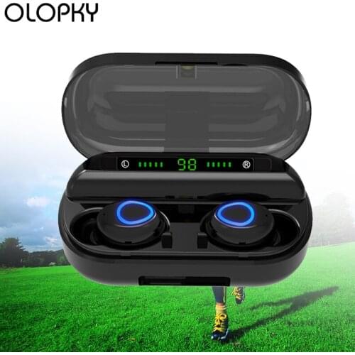 TWS Bluetooth Earphone 8D With Microphone LED Display Wireless Bluetooth Headsets Earphones Waterproof Noise Cancelling Headsets