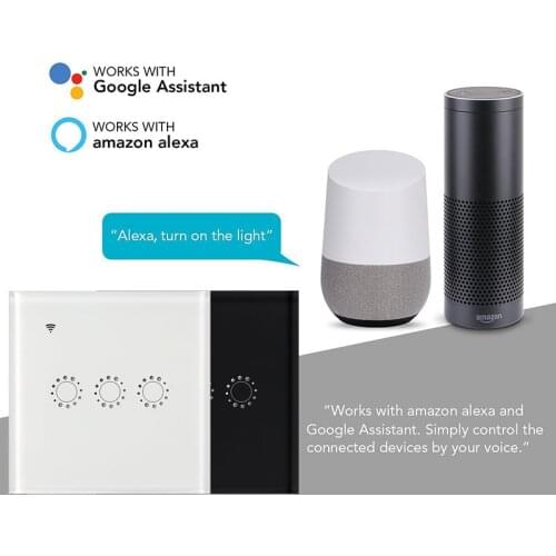 Ewelink wifi smart wireless switch 3 key touch light switch ewelink APP timing schedule remote control compatible alexa google