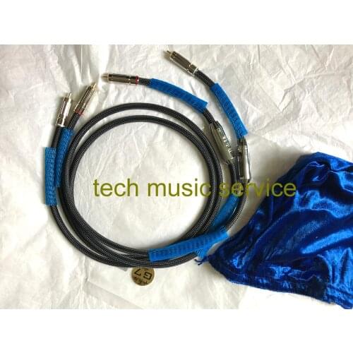 Hi-End tech music service - Alloy Gold-Silver RCA-RCA cable