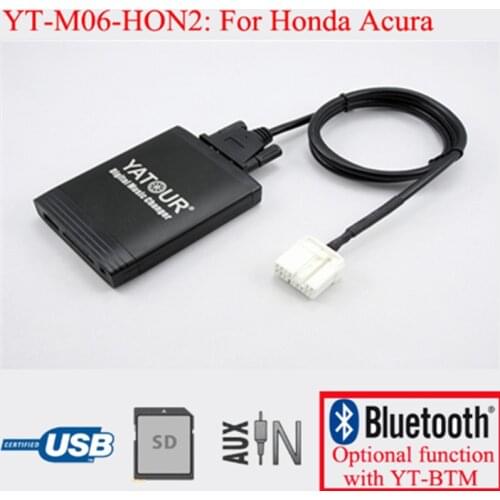 Yatour for Honda Acura 2004-2011 Accord Civic CRV Element with YT-HONY Y Cable for Navigation Radio Digital CD changer MP3 USB 9