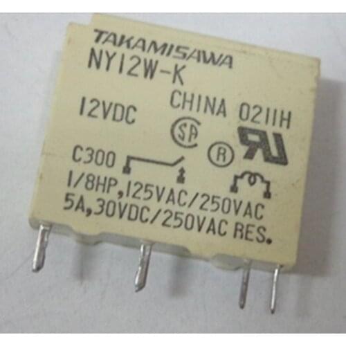 NY12W-K JAPAN FUJITSU TAKAMISAWA Power relay NY12W-K 12V NY12W-K G6M-1A-12