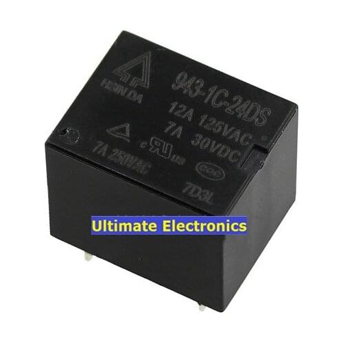 10pcs Original 943-1C-24DS 12A 24V Power Relay 5 feet