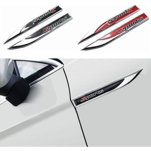 3D Car Styling Side Wing Badge Emblem Car Sticker for Skoda Octavia A2 A5 A7 Fabia Rapid Superb Yeti Roomster