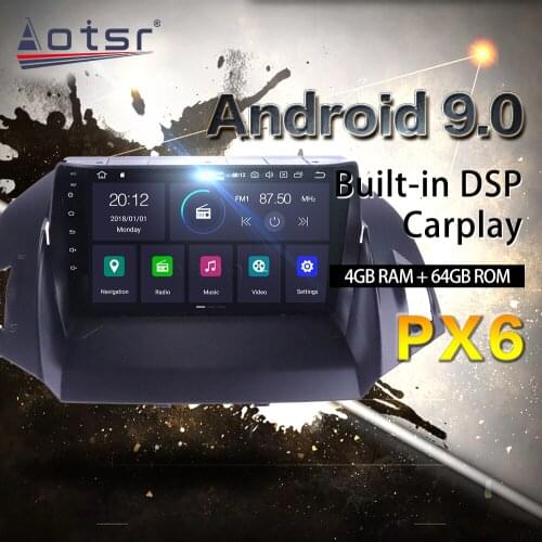 For Ford Kuga Escape 2012-2019 Car Multimedia Radio Player Stereo Android 9.0 DSP 9 inch IPS Screen Audio Navi BT WIFI head unit