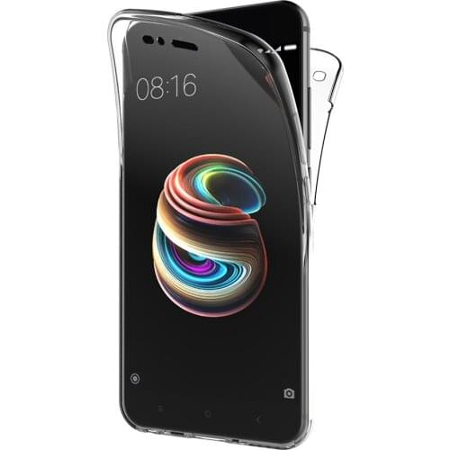 For Xiaomi Mi A1 Case Xiaomi Mi 5X Case 360 Degree Full Cover Soft Clear Case Transparent Silicone Cover for Xiaomi Mi 5X A1