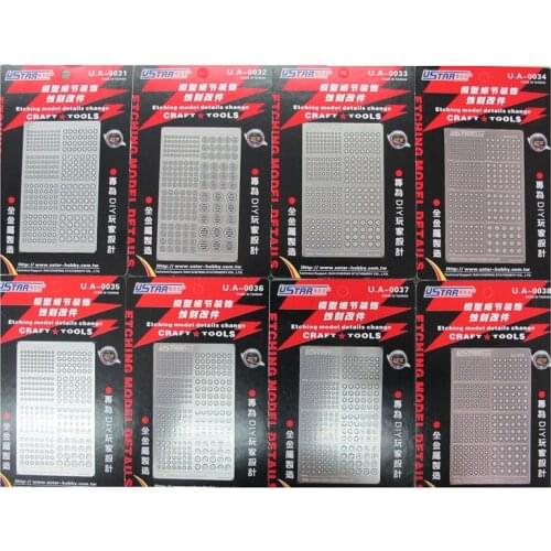 U-STAR UA-0031~UA-0049 Photo-Etched Part for Model Detail Decorating