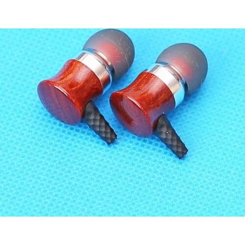 DIY Earphones Shell Case 10mm In Ear Speaker Unit Shell Housing Sandalwood Case for 10mm Speaker Unit