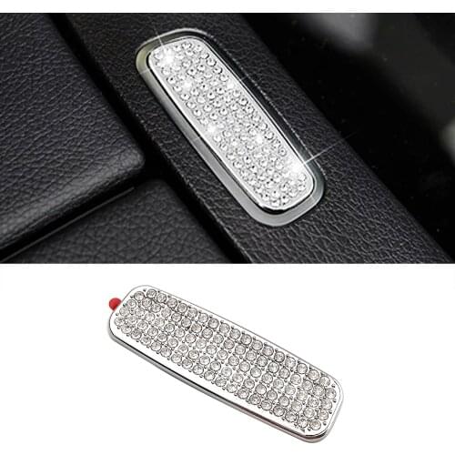 For Mercedes Benz B Class W247 2018 2019 2020 B180 B200 B220 B250 Center Armrest Storage Box Switch Button Crystal Trim
