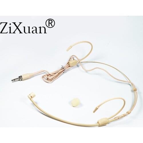 Profession Headworn Condenser Cardioid Headset Microphone For Karaoke Wireless Body-Pack Transmitter 3.5 mm Screw Locking Plug