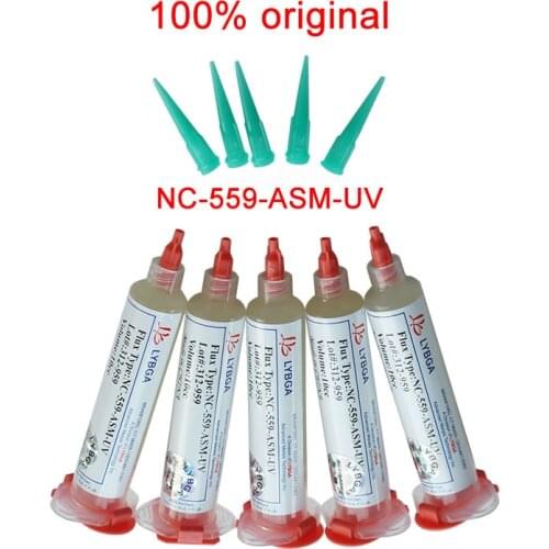 LY amtech nc-559-asm-uv solder-paste oil-flux welding-advanced 10cc 100% original for bga repairing and PCB