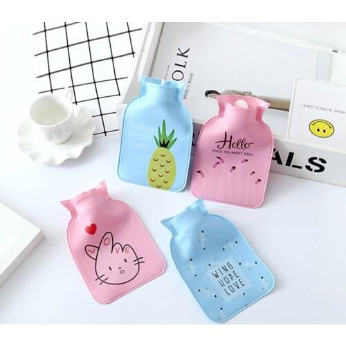 Cute Cartoon Hot Water Bottle Mini Hot Water Warmer Portable Hand Warmer Water-filling Hot-water Bag Home Warming Product