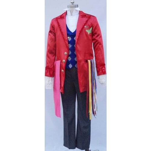 New Arrival Mad Hatter Cosplay Costume Adult Costumes Halloween Party Cosplay Costumes For Men