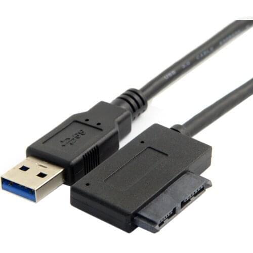 NGFF USB 3.0 to 7+6 13pin Slimline Sata Adapter Cable for Laptop CD DVD Rom Optical Drive