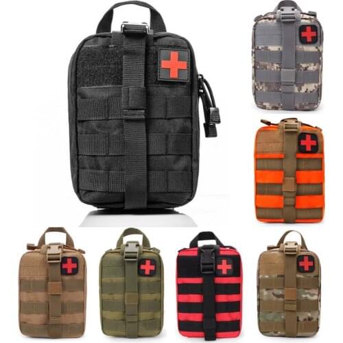 Tactical First Aid Pouch Molle Medical Emergency EDC Package Utility Bag Camping Survival Tool Military EDC Pouchs