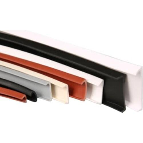 U Edge Banding Veneer Edging Wood Furniture Soft PVC Edgeband White Black Beige Gray odd
