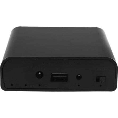 USB DC 8V-24V Output 4x 18650 Batteries DIY Power Bank for Cellphone Router LED B95D