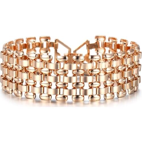 22mm Vintage Big Bangle Bracelet for Women Girls Watch Band Chain Party Wedding Jewelry Female Accessories Best Gift HCB43