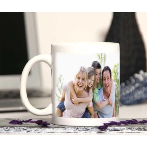 Photo Mug Personalized Photo Printed Big size Design White Porcelain Mug Mug Cup Your Loved Ones Special Gift