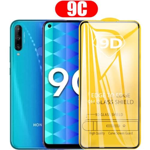 9D Full Glue Glass For Huawei Honor 9C Protective Glass on the For Honor 9C Honer C9 9 C 2020 Aka-l29 3D Safety Screen Protector