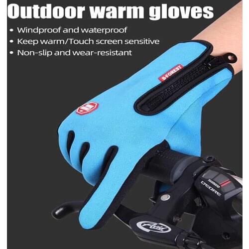 Winter Warm Cycling Gloves Fitness High-quality Men Women Windproof Bike Motorcycle Fishing Gloves Full Finger Touchscreen Ski