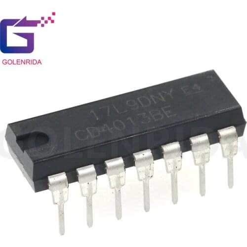 10PCS CD4013BE DIP14 CD4013 DIP