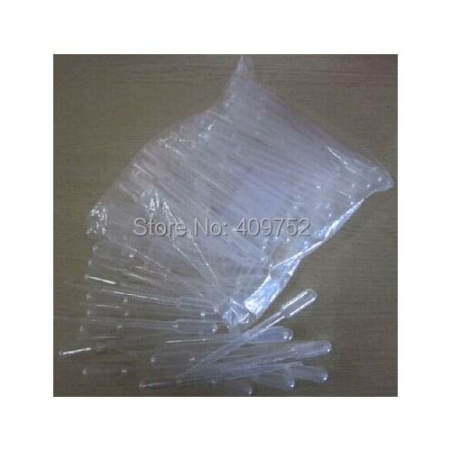 Lot of 200pcs 1ml Plastic dropper transfer pipette graduated mini squeeze tube