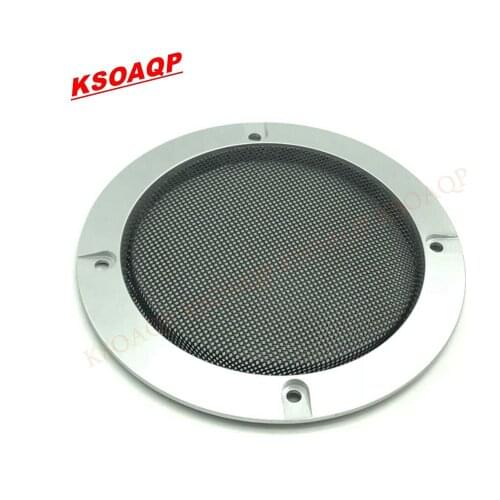 4pcs/lots 4 inch sliver Tweeter Audio Speaker Circle 124 mm Decorative Mesh Grille Covers